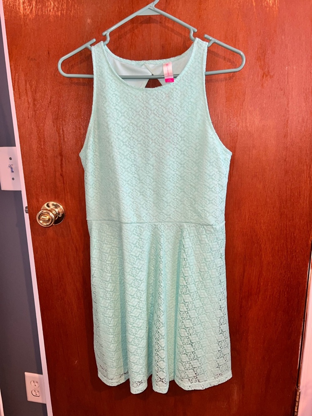 No Boundaries Mint Lace A-Line Dress